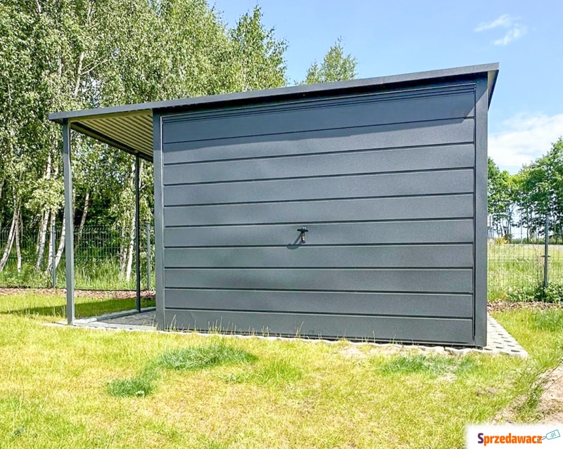 Garaż Blaszany 3x5m + wiata 1x5m...