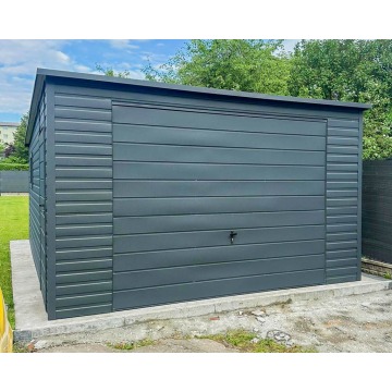 Garaż Blaszany 4,5x6m - Brama Uchylna - Drzwi... - Garaże i wiaty - Przasnysz - zdjęcie 4