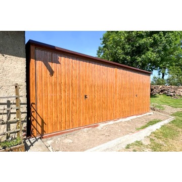 Garaż Blaszany 6x6m - 2x Brama Uchylna - Drzwi... - Garaże i wiaty - Łęczyca - zdjęcie 4