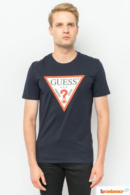 
T-SHIRT MĘSKI GUESS M2YI71 I3Z11 GRANATOWY
 - Koszulki męskie - Płock