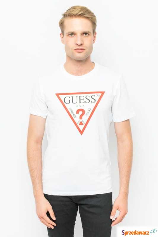 
T-SHIRT MĘSKI GUESS M2YI71 I3Z11 BIAŁY
 - Koszulki męskie - Świeradów-Zdrój