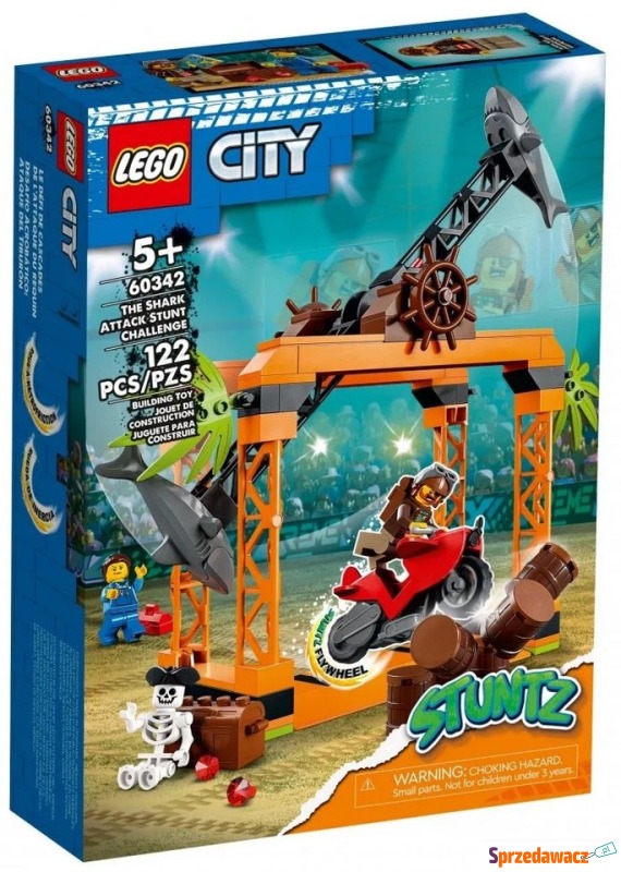 Klocki konstrukcyjne LEGO City 60342 Wyzwanie... - Klocki - Wodzisław Śląski