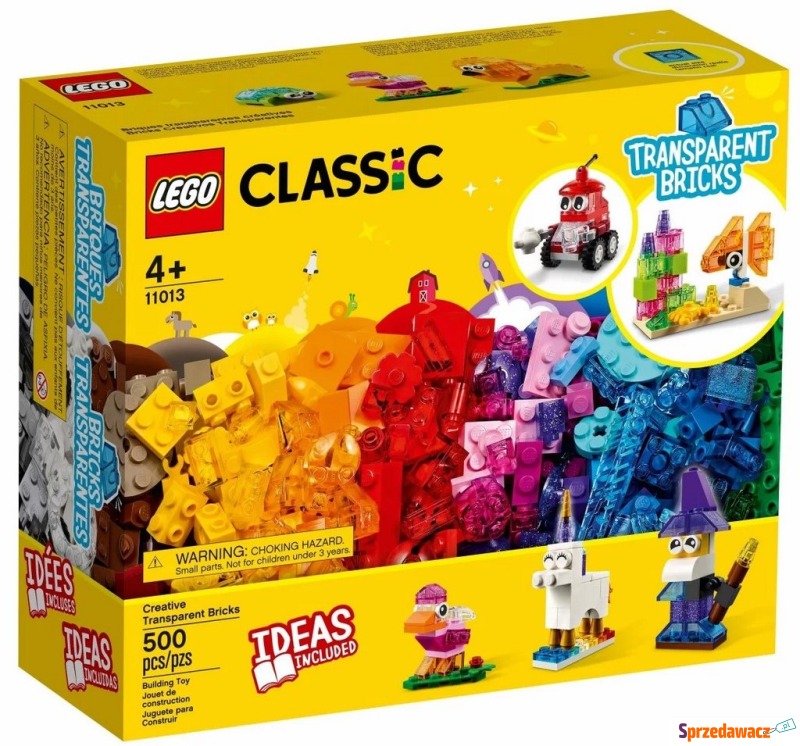 Klocki konstrukcyjne LEGO Classic 11013 Kreatywne... - Klocki - Piekary Śląskie