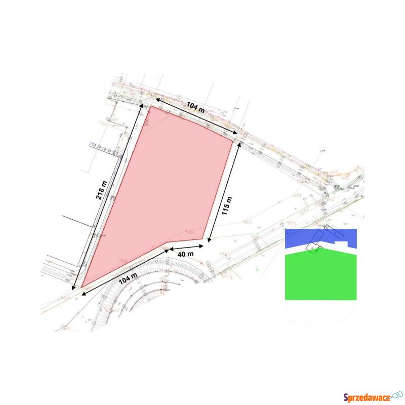 Działka Smolice sprzedam, pow. 17 099 m2  (1.71ha), uzbrojona