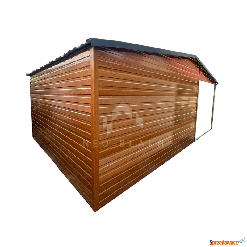 Domek Ogrodowy Schowek 5x4m + Wiata 3x4m  Drzwi... - Altany, domki, namioty - Dobre Miasto