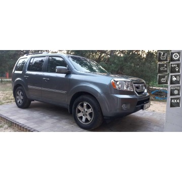 Honda Pilot - 4X4WD ! 7-mio miejscowy! TV  DVD ! Szyberdach! Podgrzewane fotele! Hak