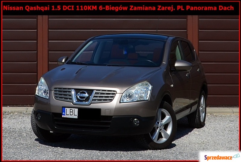 Nissan Qashqai 1.5 DCI 110KM 6-Biegów Zamiana... - Samochody osobowe - Zamość