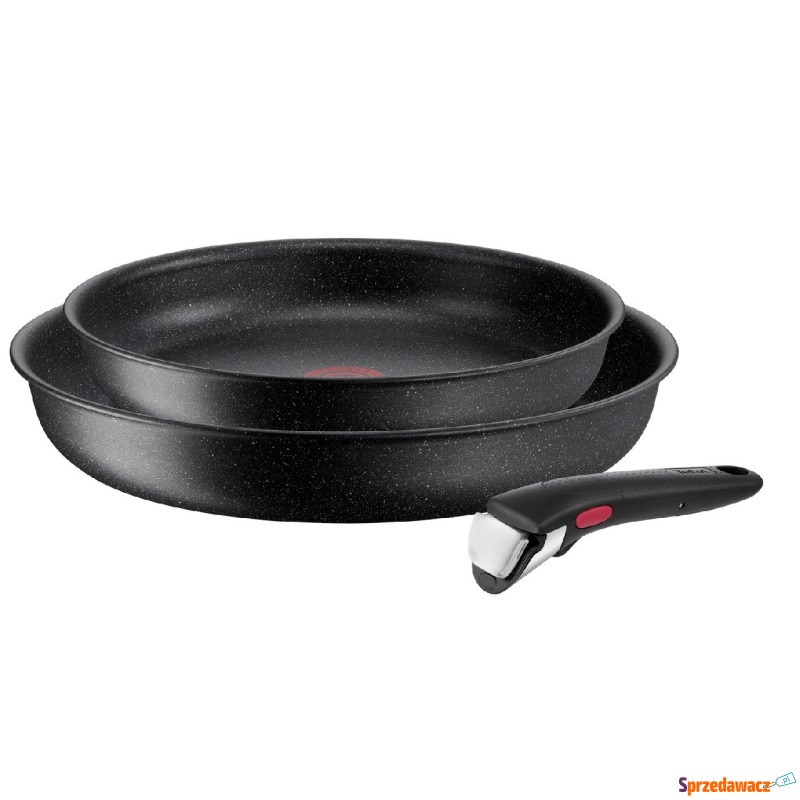 Zestaw Tefal Ingenio Black Stone L3999032 3 el.... - Patelnie i woki - Gorzów Wielkopolski