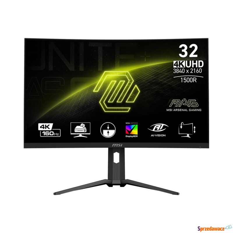 MSI MAG 321CUP 31.5inch VA Cure 1500R 160Hz 3... - Monitory LCD i LED - Olsztyn