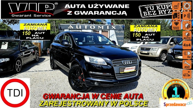 Audi Q7 - Niski PRZEBIEG*Gwarancja !Super stan... - Samochody osobowe - Świdnica