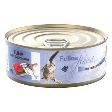 Feline Finest, 85 g - Tuńczyk z leszczem morskim