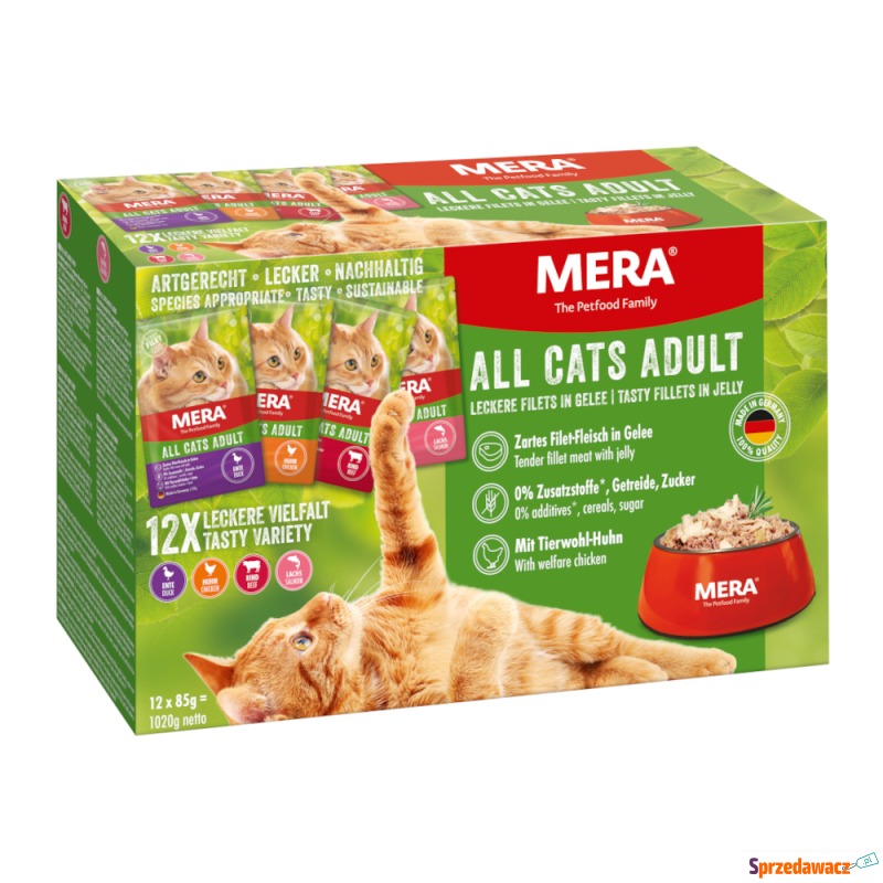 Pakiet mieszany mera Adult, 12 x 85 g - 12 x 85... - Karmy dla kotów - Lubin