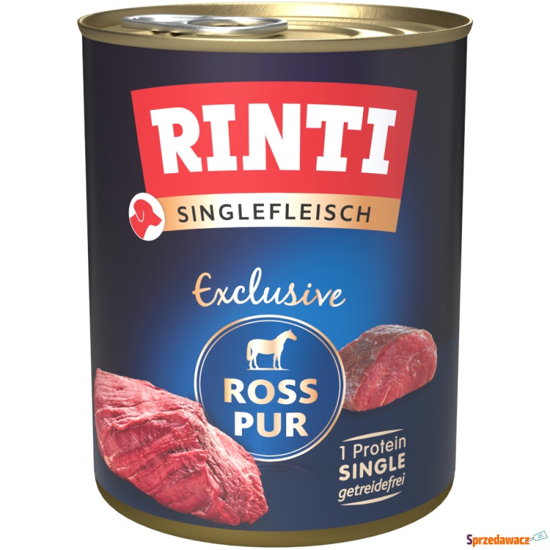 RINTI Singlefleisch Exclusive, 6 x 800 g - Konina - Karmy dla psów - Brodnica