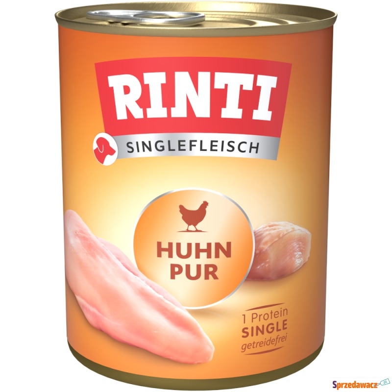 RINTI Singlefleisch Exclusive, 6 x 800 g - Kurczak - Karmy dla psów - Częstochowa