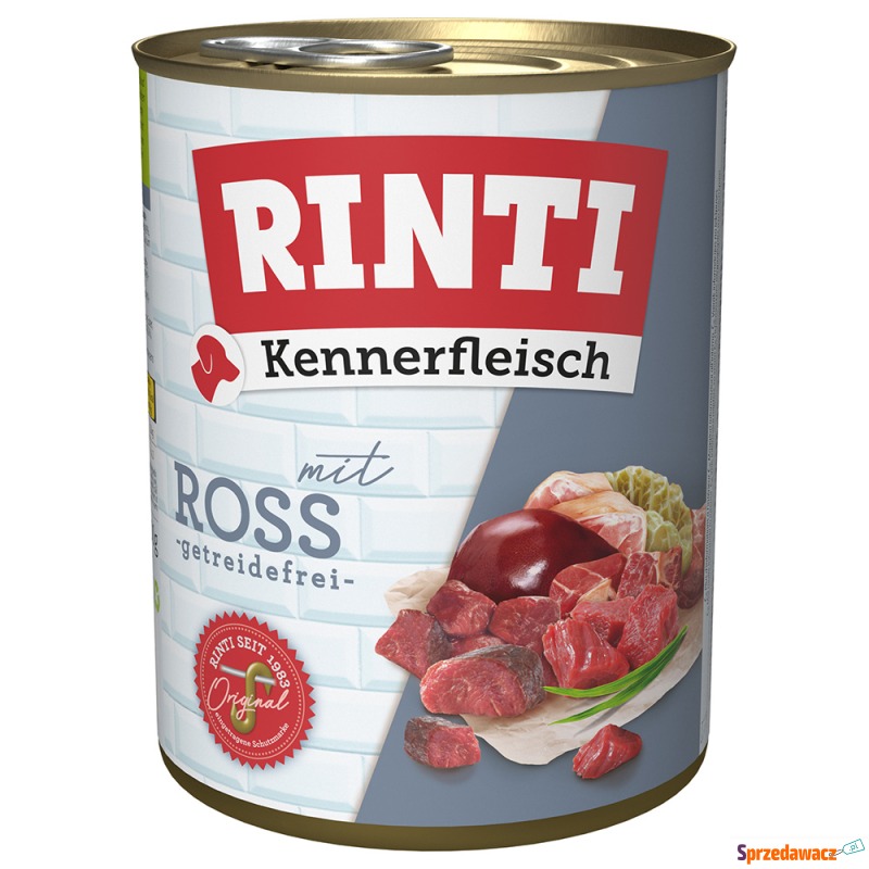 RINTI Kennerfleisch, 1 x 800 g - Konina - Karmy dla psów - Dąbrowa Górnicza