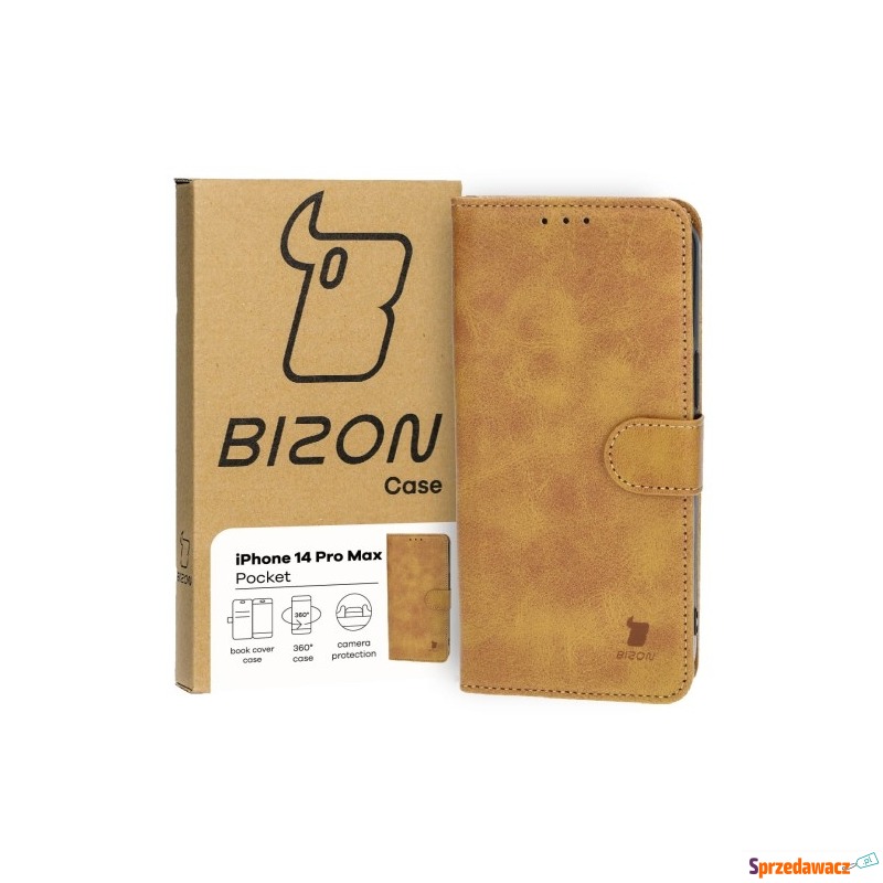 Etui z klapką Bizon Case Pocket do iPhone 14 Pro... - Etui na telefon - Koszalin