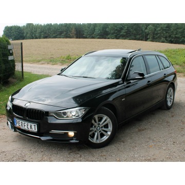 BMW 320 - F30 F31 2.0 D 184 KM Automat LUXURY Skóra HEAD-UP Kamera PANORAMA Hak