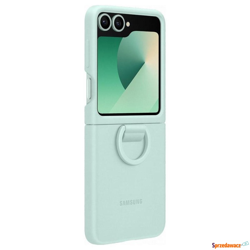 Samsung Silicone Case with Ring Z Flip 6 miętowy - Etui na telefon - Kędzierzyn-Koźle