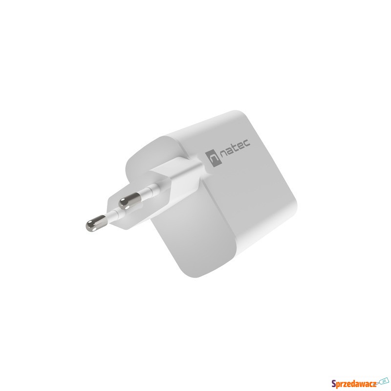 Natec Ribera GaN 65W USB-A USB-C biała - Ładowarki sieciowe - Bielsko-Biała