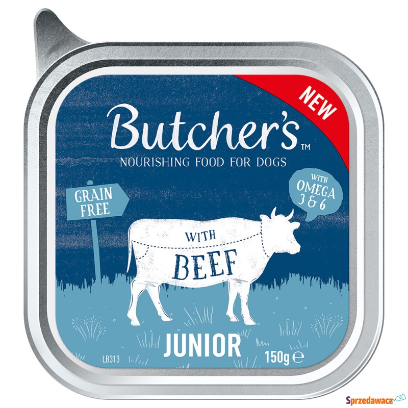 Butcher's Original Junior, 12 x 150 g - Wołowina - Karmy dla psów - Bydgoszcz