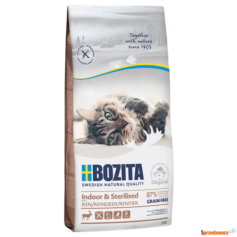 Bozita Grainfree Indoor & Sterilised, renifer... - Karmy dla kotów - Bydgoszcz