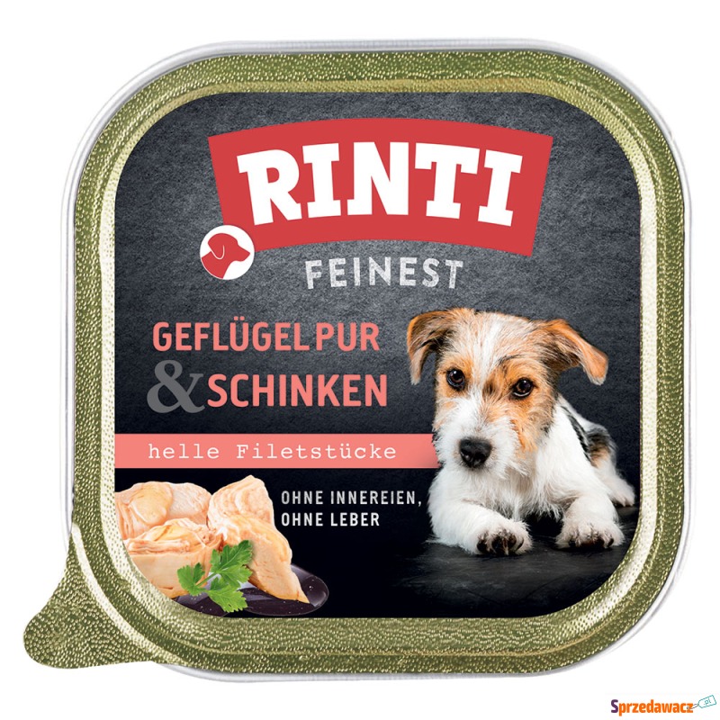 Megapakiet RINTI Feinest, 22 x 150 g - Drób z... - Karmy dla psów - Koszalin