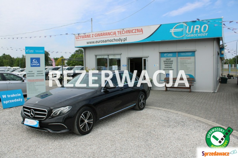 Mercedes - Benz E-klasa  Sedan/Limuzyna 2019,  2.0 diesel - Na sprzedaż za 129 888 zł - Warszawa