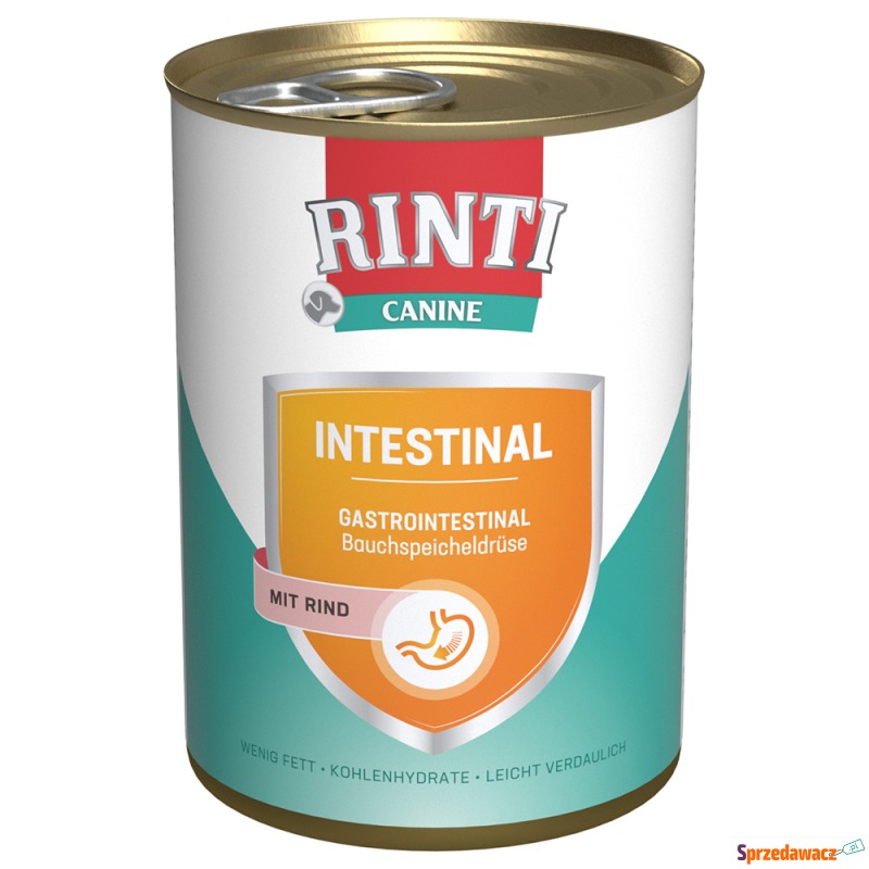 RINTI Canine Intestinal z wołowiną, 400 g - 24... - Karmy dla psów - Bytom