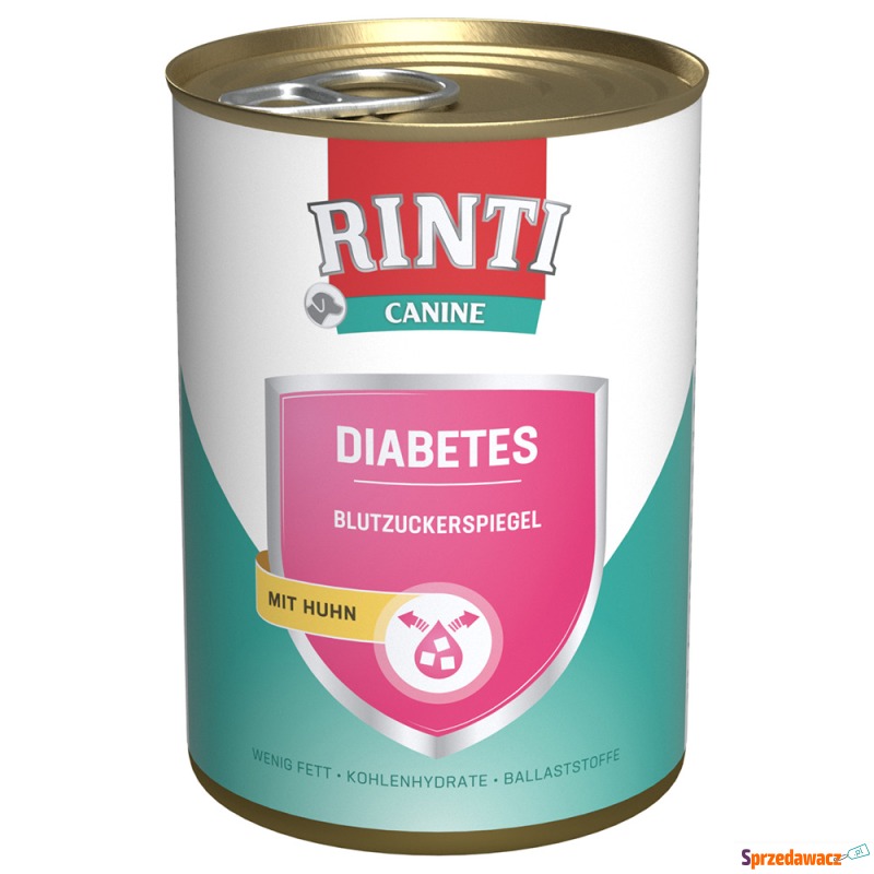 RINTI Canine Diabetes z kurczakiem - 24 x 400... - Karmy dla psów - Elbląg