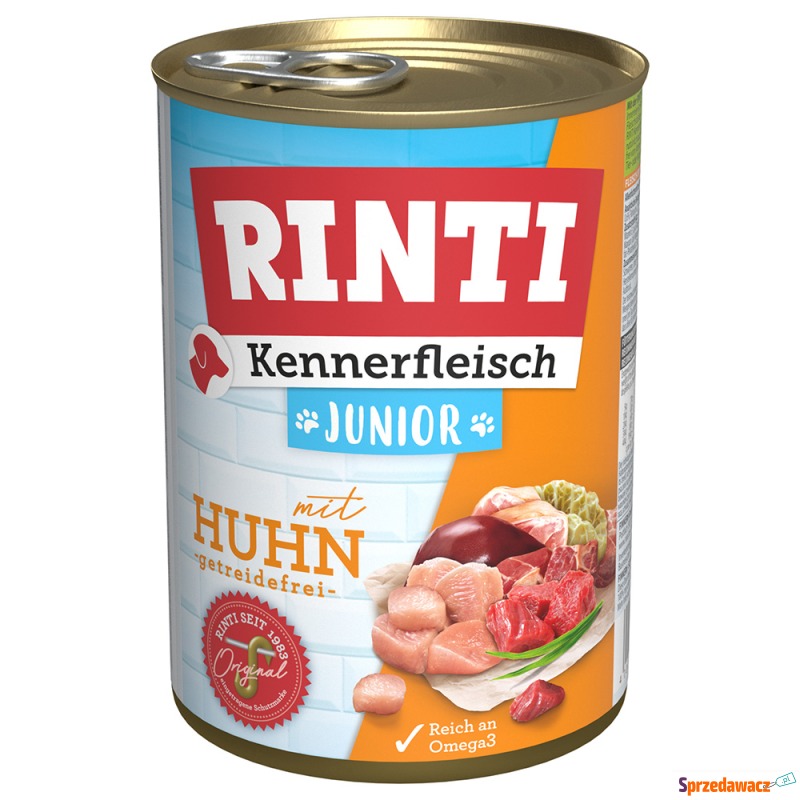 RINTI Junior, 6 x 400 g  - Kurczak - Karmy dla psów - Inowrocław