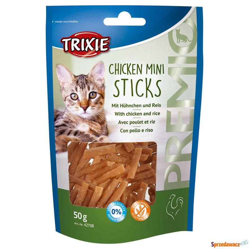 Trixie Premio Mini Sticks, kurczak - 50 g - Przysmaki dla kotów - Katowice