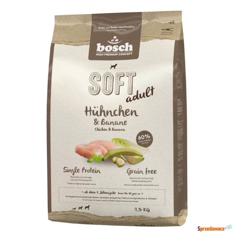 bosch HPC Soft Kurczak & banan - 2,5 kg - Karmy dla psów - Toruń