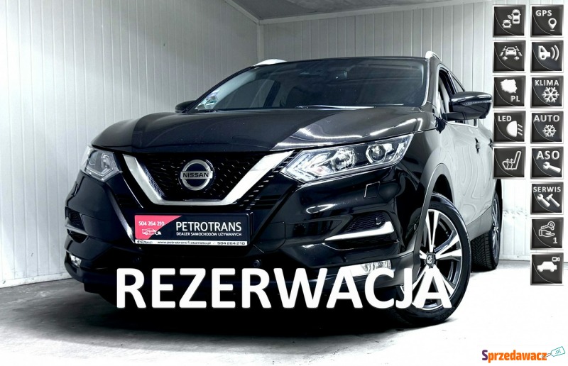 Nissan Qashqai  SUV 2018,  1.2 benzyna - Na sprzedaż za 51 900 zł - Mrągowo