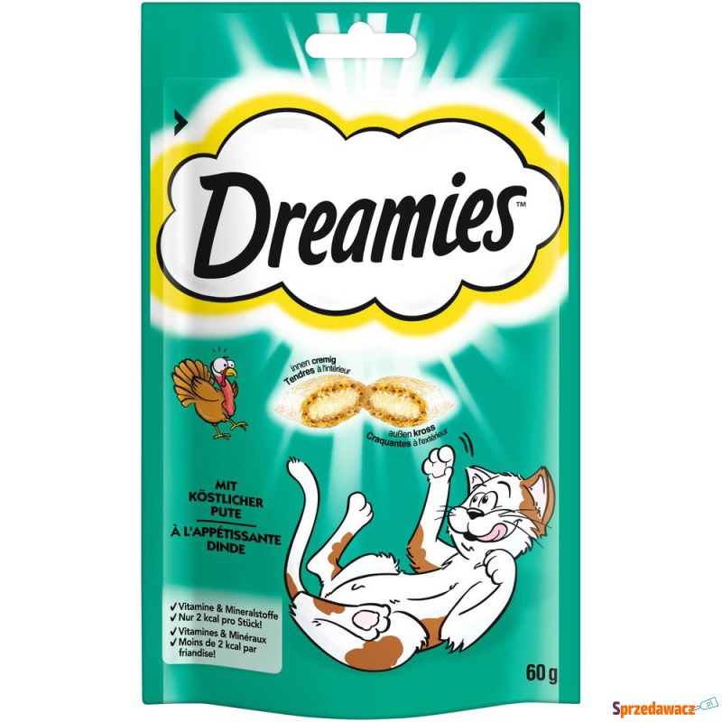 Dreamies przysmaki dla kota - Indyk, 4 x 60 g - Przysmaki dla kotów - Bydgoszcz