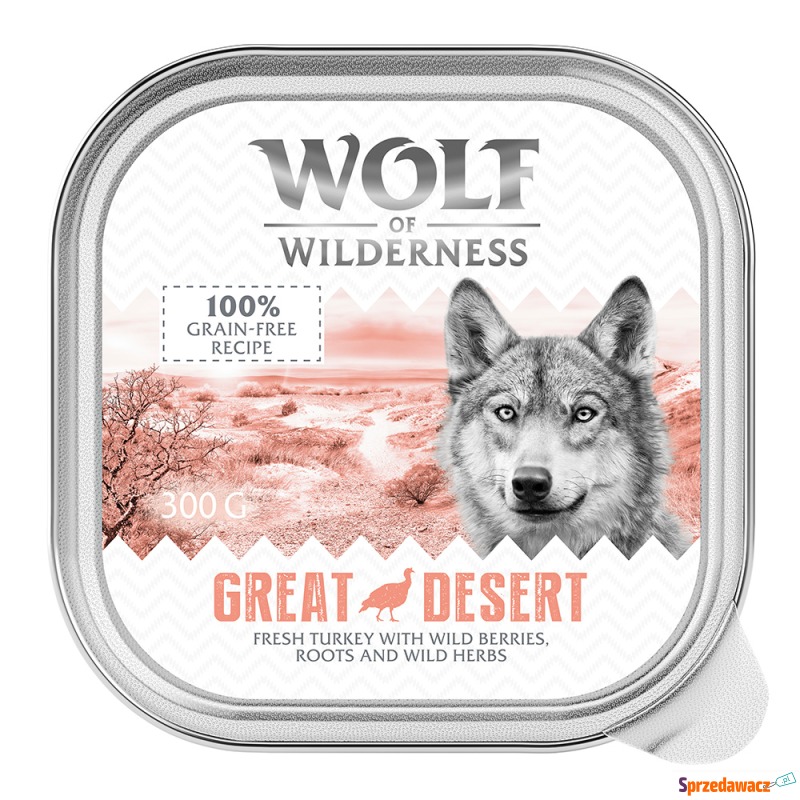 Wolf of Wilderness Adult, 6 x 300 g - Great Desert... - Karmy dla psów - Bytom