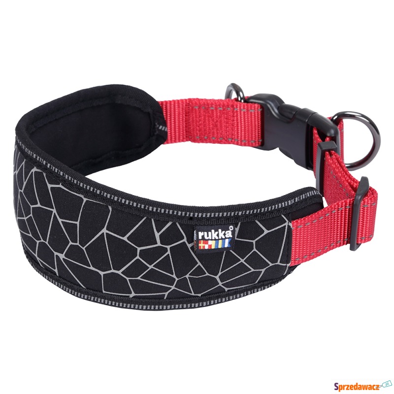 Obroża Rukka® Cube Soft, czerw...