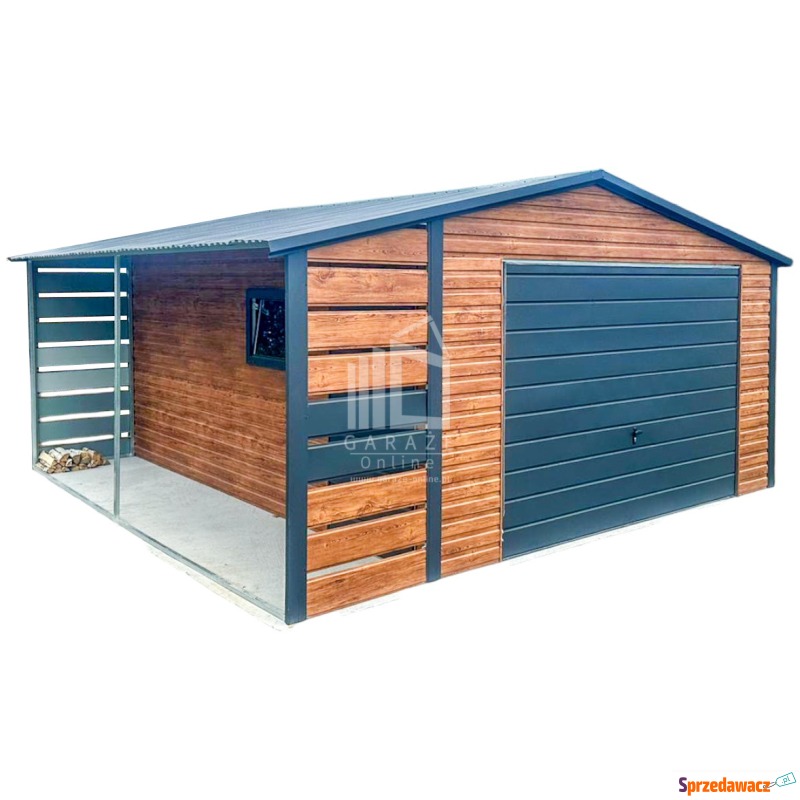 Garaż Blaszany 4x6m + Wiata 1x6m...