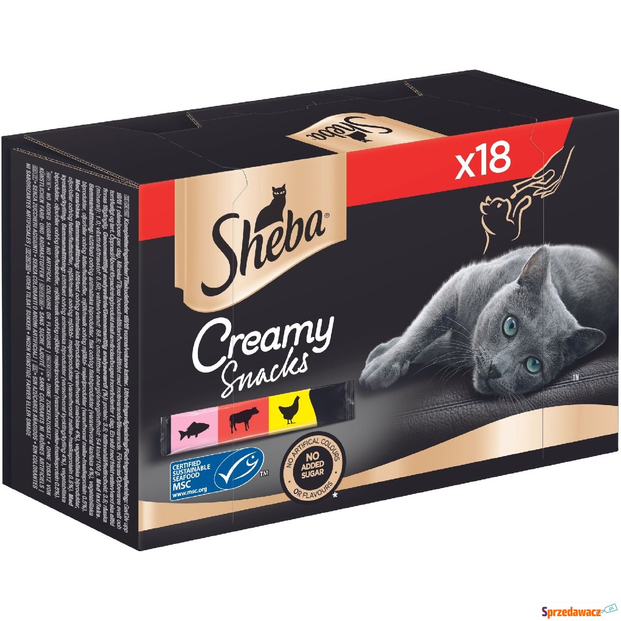 Pakiet mieszany Sheba Creamy Snacks...