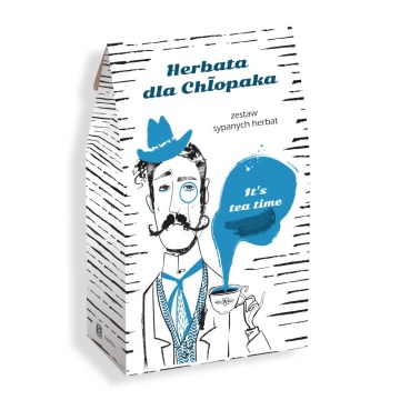 Gotowy zestaw prezentowy „dla Chłopaka“ herbata smakowa PREMIUM 10szt. prezent upominek na Dzień Chł