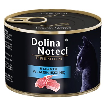 Dolina Noteci Premium, 12 x 185 g - Bogata w jagnięcinę