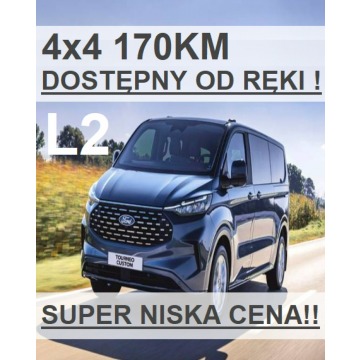 Ford Tourneo Custom - L2 Nowy Titanium 4x4 170KM Aktywny Tempo. Dostępny od ręki ! 3342 zł