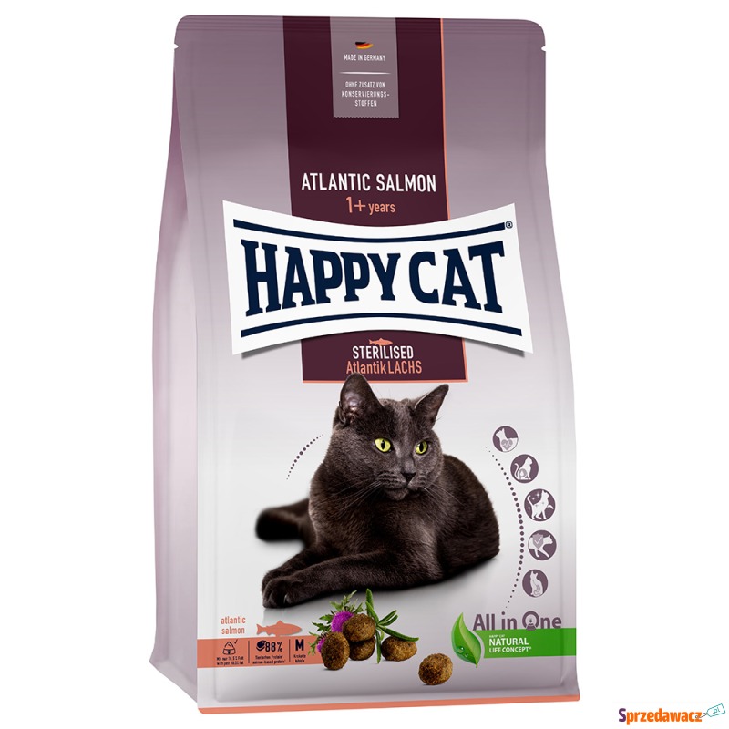 Happy Cat Supreme Sterilised, łosoś atlantycki... - Karmy dla kotów - Włocławek