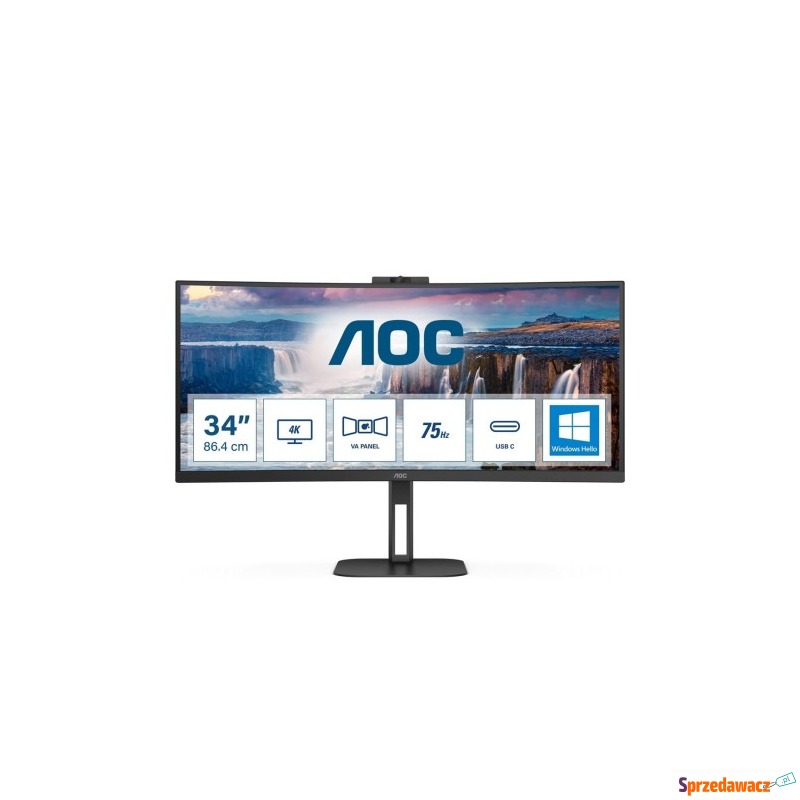 CU34V5CW 34IN 86.36CM VA/3440X1440 3000:1 300... - Monitory LCD i LED - Chruszczobród