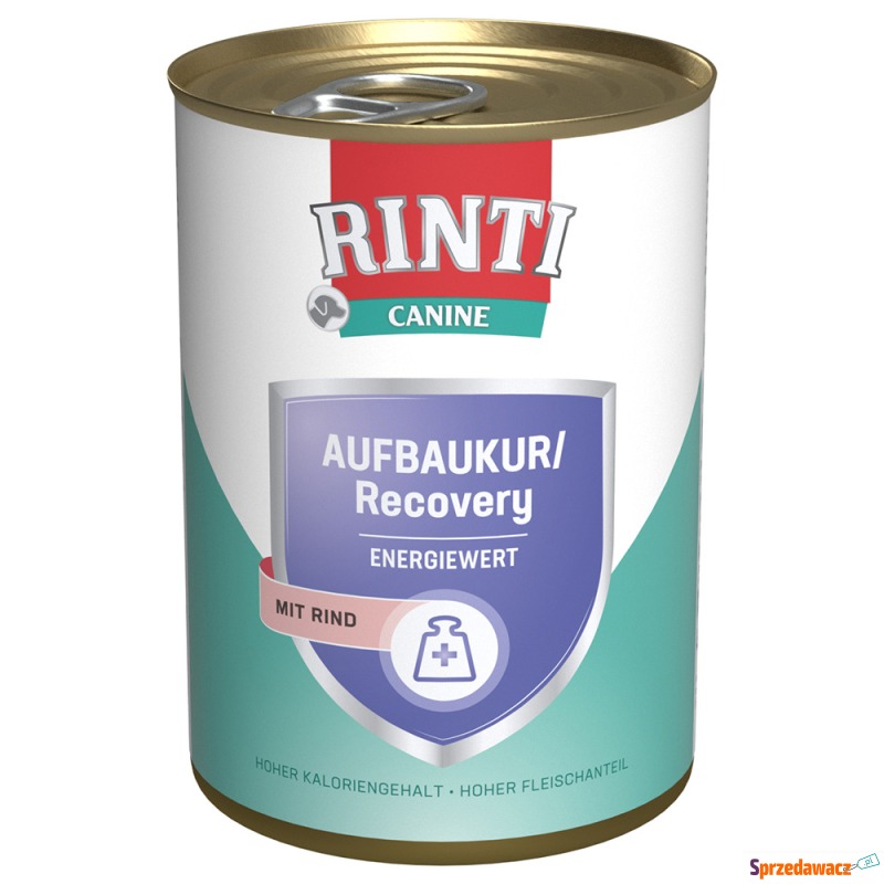 RINTI Canine Recovery z wołowiną, 6 x 400 g -... - Karmy dla psów - Pruszków