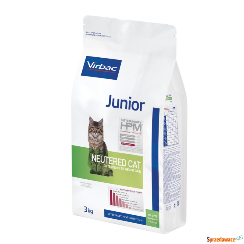 Virbac Veterinary HPM Junior Neutered Cat - O... - Karmy dla kotów - Płock