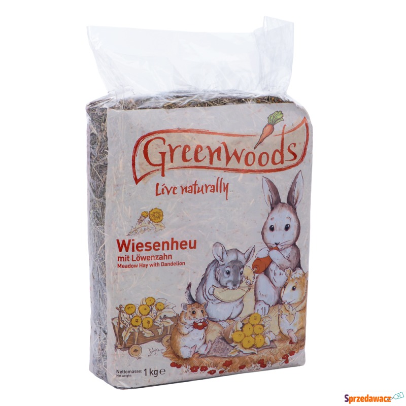 Greenwoods Siano łąkowe, 1 kg - Mniszek lekar... - Akcesoria - Szczecin