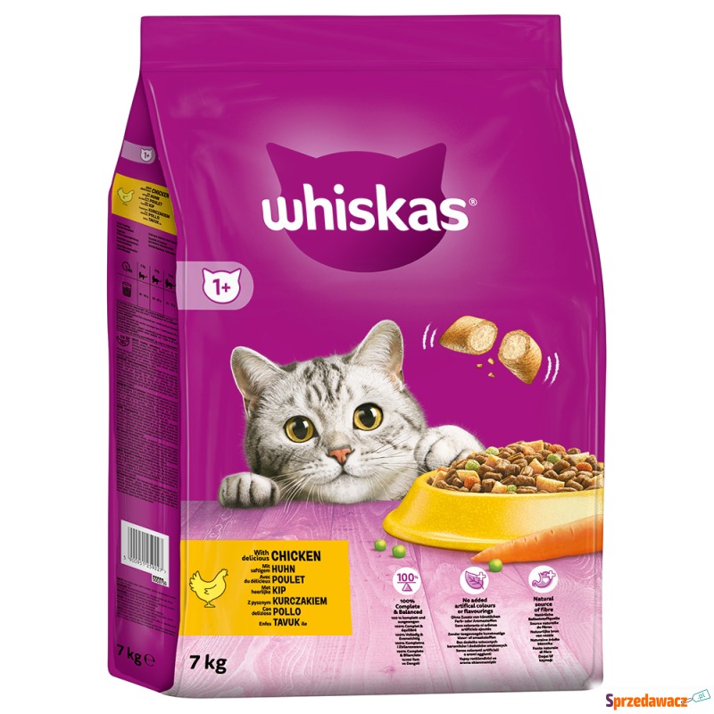 Whiskas 1+ z kurczakiem - 7 kg - Karmy dla kotów - Nowy Targ