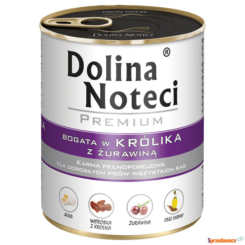 Dolina Noteci Premium, 24 x 800 g - Królik z... - Karmy dla psów - Dąbrowa Górnicza