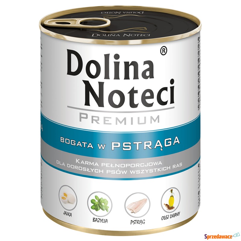 Dolina Noteci Premium, 12 x 800 g - Pstrąg - Karmy dla psów - Bytom