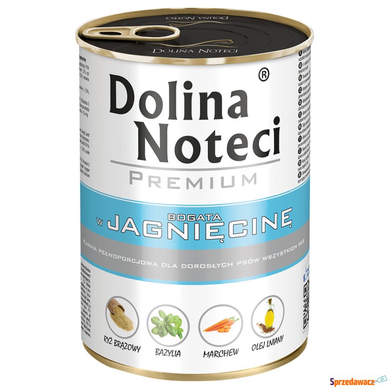 Dolina Noteci Premium, 24 x 400 g - Jagnięcina - Karmy dla psów - Katowice